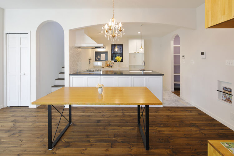 家事楽の間取りで家族時間を大切にした家（全館空調の家）