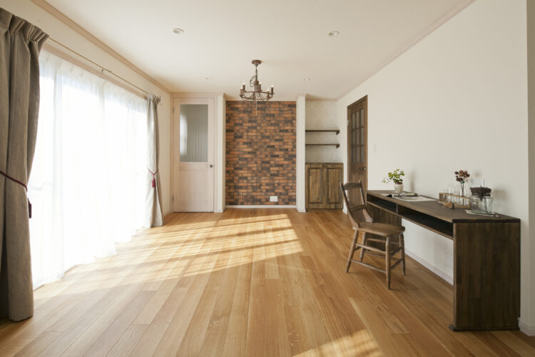 素朴で落ち着くウッディーな北欧スタイルの家