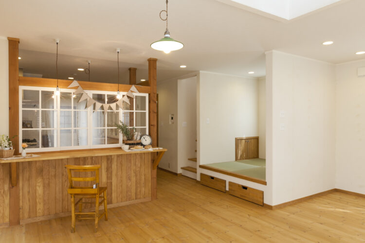 ほっと落ち着くお家カフェを楽しむ家