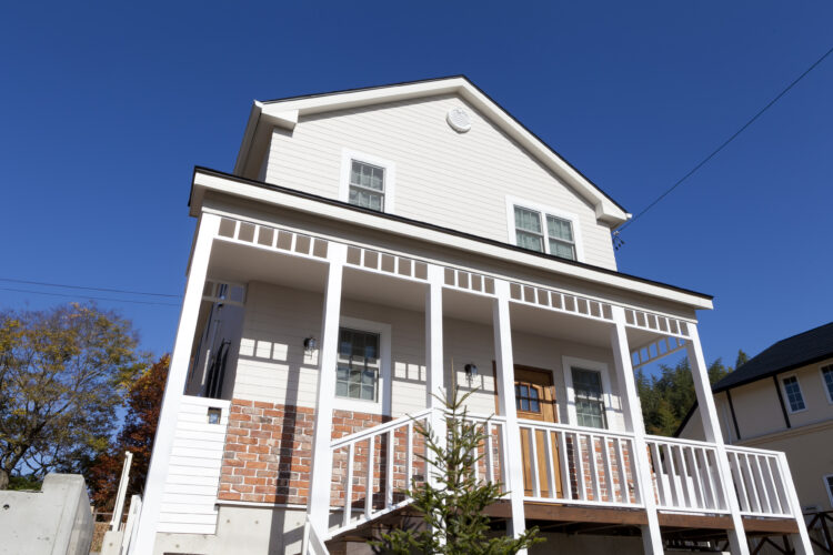 海外ドラマにでてくるようなアーリーアメリカンの家