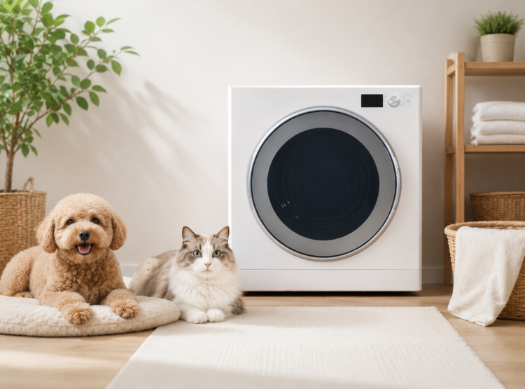 愛犬・愛猫との暮らしをもっと快適に！人気ガス衣類乾燥機「乾太くん」の魅力